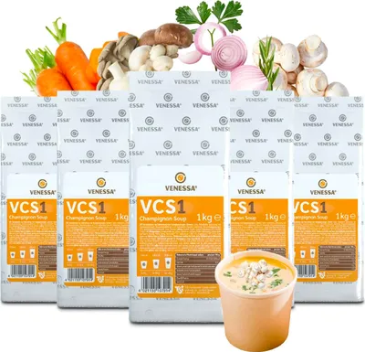 Produktbild von VENESSA VCS1 Automaten Champignonsuppe 5 x 1kg Fein Cremig für Vending