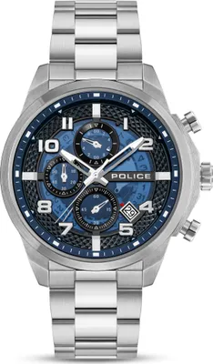 Produktbild von POLICE Herrenuhr Quarzuhr silber onesize Herren 44 x 50 PEWGK0053901