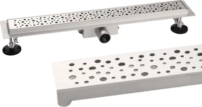 Immagine prodotto di Scarico doccia diritto sotto le piastrelle 70 cm Greco