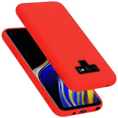 Immagine prodotto di Cadorabo custodia protettiva per Samsung Galaxy NOTE 9 custodia in rosso telefono cellulare Custodia Cover TPU Etui