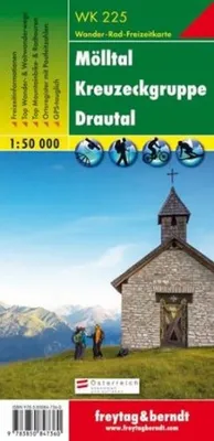 Obrázek produktu pro WK 225 Mölltal, Kreuzeckgruppe, Drautal 1:50 000 / turistická mapa