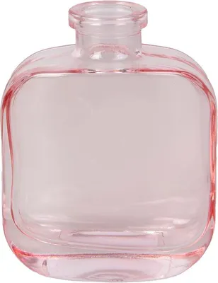 Obrázok produktu pre Vase flach rosa - ca. 8,5 x 4,4 x 10,6 cm