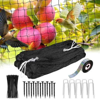 Produktbild von Vogelnets 7,5 x 15 m, feinmaschig, für Garten und Teich