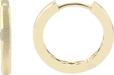 Produktbild von 333er Gold Klapp-Creolen "Elestria", Gelbgold, 8 Karat, poliert/texturiert