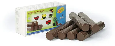 Immagine prodotto di Rolly Toys rollyTimber Kunststoff Holzstämme, für Traktoranhänger, Länge 58 cm