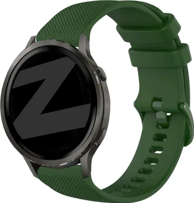Produktbild von Bandz Silikonarmband „Wave“, geeignet für Garmin Vivoactive 4 / Garmin Venu 4 – 45 mm / Garmin Venu 3 / Garmin Venu 2  – Schwarz