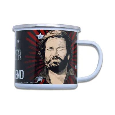 Produktbild von Bud Spencer Emaille Tasse The Legend