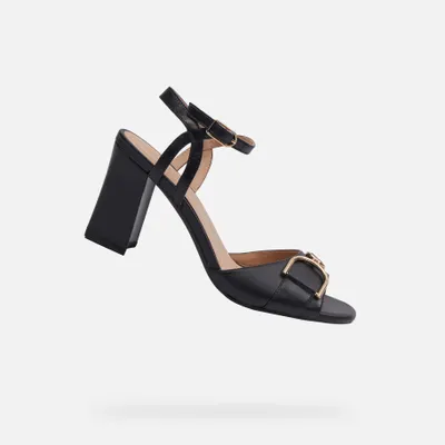 Produktbild von Geox Schwarze Damensandalen New Eraklia 80 38