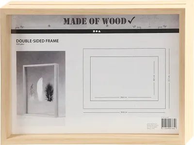 Produktbild von Creativ Company 56128, Rechteck, Holz, Holz, Einfarbig, 221 x 308 mm, 45 mm