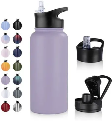Image de Bouteille isotherme 1 L, anti-fuites, sans BPA, pour le sport