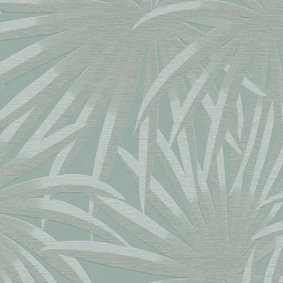 Immagine prodotto di Profhome 393384-GU Natur Vliestapete Floral matt blau mint 5,33 m2