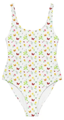 Produktbild von Mr. & Mrs. Panda Shape-Badeanzug Ostern Frühlingsgefühle Größe S - Weiß - Geschenk, Swimsuit, Badeanzug, Bademode, Musik, Ostergeschenke, Frühling, Osterhase, Strandmode