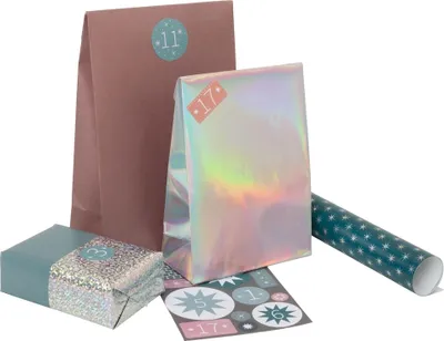 Produktbild von Adventskalender - metallisches Kreativset