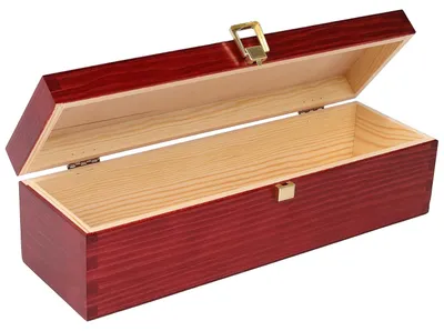 Productafbeelding van Creative Deco Rode Wijn Houten Doos, 35,1 x 11 x 10 cm