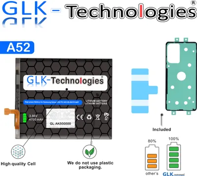 Produktbild von GLK-Technologies für Original Samsung Akku EB-BG781ABY Galaxy A52 5G A52s Ohne Set