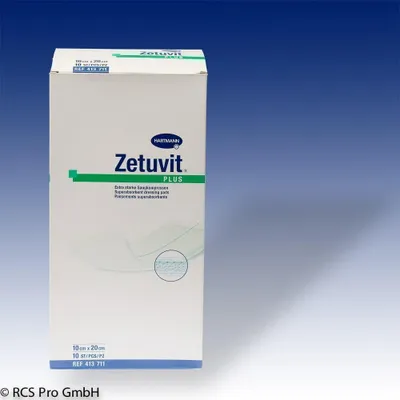 Produktbild von Zetuvit Plus steril 10x20cm, 10Stück