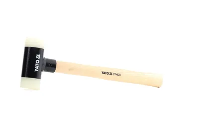 Produktbild von Yato YT-4625, Rückstoßfreier Hammer, Polyurethan (PU), Holz, Schwarz, Holz, 35 cm, 430 g