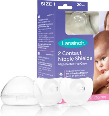 Obrázek produktu pro LANSINOH Chránič na bradavky kontaktní 2 x 20mm