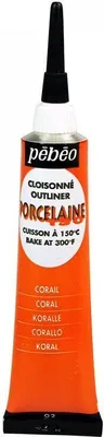 Obrázok produktu pre Pebeo Porcelaine 150 kontúrovacia farba, 20 ml, 02 Coral