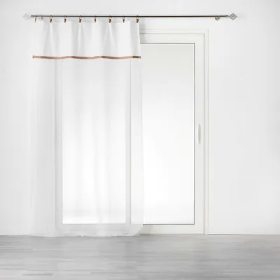 Obrázek produktu pro Záclona s kovovými kroužky LEANA, voál, 140 x 240 cm