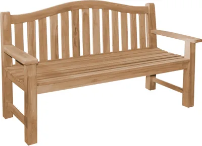 Produktbild von Teako Design Gartenbank Catania Teakholz Massiv Wetterfest 150 cm