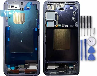 Produktbild von Rahmen Frame für Samsung Galaxy S24 GH82-33418C Cobalt Violet Ersatzteil