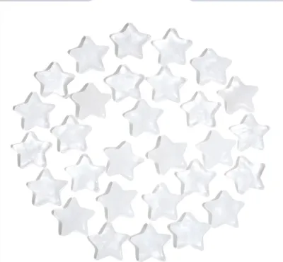Immagine prodotto di Set di cristalli stella 20 pezzi quarzo chiaro gemme meditazione decorazione pietre fortunate