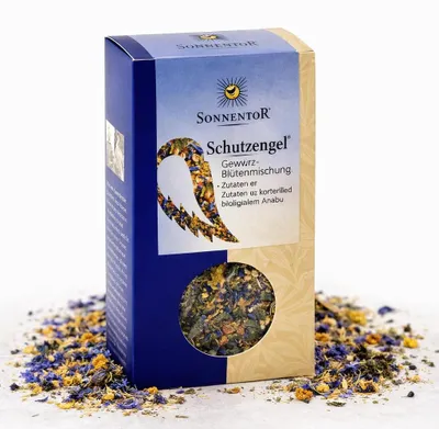 Zdjęcie produktu dla Sonnentor 465356, Przyprawy w proszku, 40 g, Liść laurowy, Czarny pieprz, Marchewkowy, Kolendra, Kmin rzymski, Koper włoski, Kozieradka,..., 287 kcal, 1196 kJ, 5,27 g