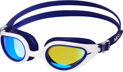 Produktbild von Nqg480Maf Blau/Weiss Schwimmbrille Nils Aqua