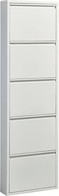 Produktbild von Schuhkipper BERT mit 5 Fächern und 4 Klappen, 51 cm breit, 170 cm hoch