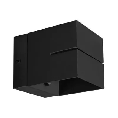 Productafbeelding van Decoratieve zwarte wandlamp ELTON G9 35W Ideus 03957