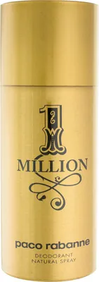 Obrázek produktu pro Rabanne 1 Million, Pánské, Deodorant, Sprejový deodorant, Sprej, 150 ml, Mandarinka, Máta peprná