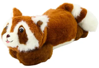 Produktbild von Lean Plüsch Maskottchen Kuscheliger Brauner Waschbär Liegend 30Cm