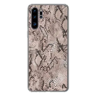 Produktbild von MuchoWow® Handyhülle Schutzhülle Hülle für Huawei P30 Pro Tiermuster - Grau - Schwarz Silikon Softcase Handy Hülle - Schutzdeckel