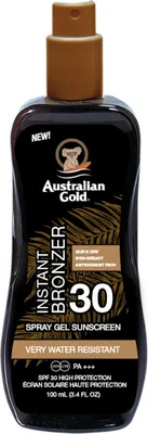 Produktbild von Australian Gold Spray Gel Instant Bronzer SPF30