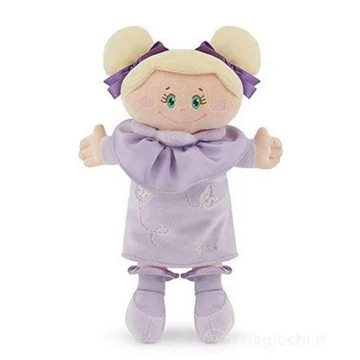 Produktbild von TRUDI Plüschpuppe Lavendel, große gestickte Augen, waschbar, ab 0 Monaten