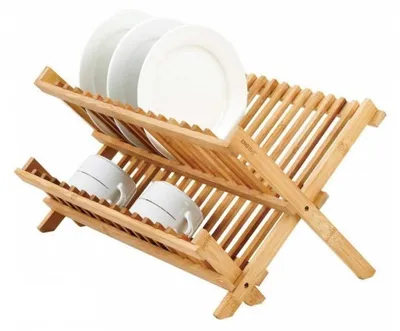 Imagen del producto de Escurreplatos De Bambú Kinghoff Kh-1631