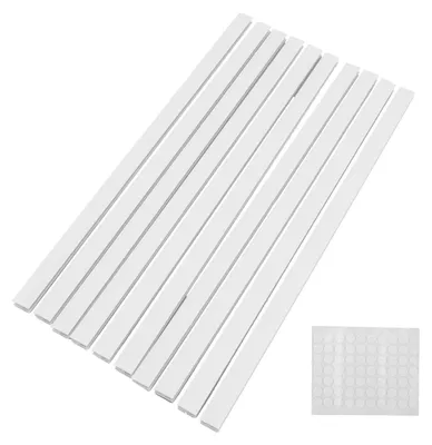 Kaffeekapselhalter 10er-Pack, selbstklebend, weiß, Wandmontage