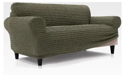 Produktbild von 3-Sitzer-Sofabezug, elastisch, von 180 bis 230 cm, Grün