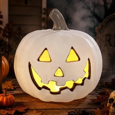 Zdjęcie produktu dla Dekoracje na Halloween: dynie, oświetlenie LED, dekoracje na Halloween