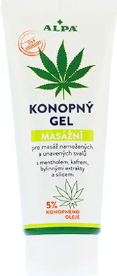 Obrázok produktu pre Alpa Konopný masážny gél 100ml
