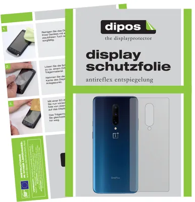 Produktbild von 2x Schutzfolie für OnePlus 7 Pro Rückseite matt Displayschutzfolie Folie Display