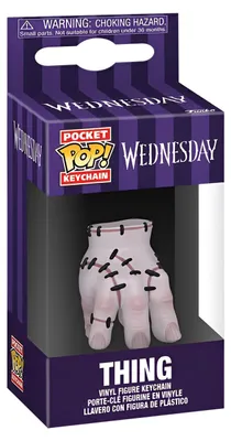 Zdjęcie produktu dla FUNKO POP! KEYCHAIN Thing, Brelok na klucze, Wielobarwny, Winyl, The Addams Family, 102 mm, Pudełko
