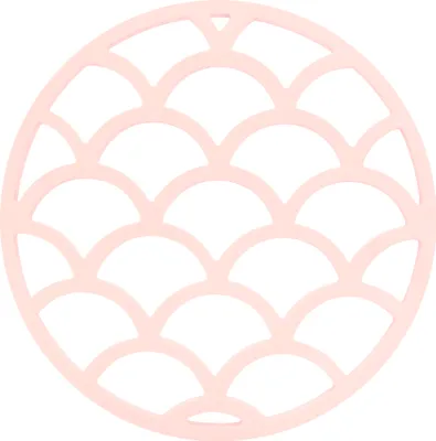 Produktbild von Krumble Topfuntersetzer - Topfuntersetzer hitzebeständig - Topfuntersetzer Silikon - Topfuntersetzer - Skalen - Durchmesser 14 - Rosa