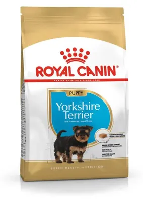 Zdjęcie produktu dla Royal Canin Yorkshire Terrier Junior, Szczenięta, Yorkshire Terrier, XS (<4 kg), Drób, Ryż, 7,5 kg