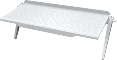 Obrázek produktu pro INF Bílý Velký Podstavec pod Monitor - Přenosný, Otočný, Bez Instalace