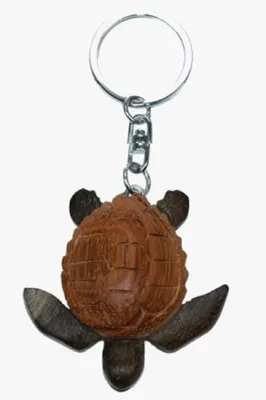 Produktbild von Schlüsselanhänger aus Holz - Wasserschildkröte