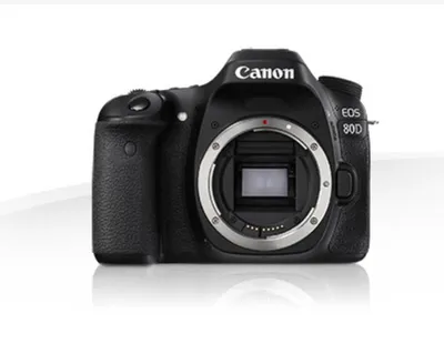 Produktbild von Canon EOS 80D + EF-S 18-55mm f/3.5-5.6 IS STM, 24,2 MP, 6000 x 4000 Pixel, CMOS, Full HD, Touchscreen, Schwarz
