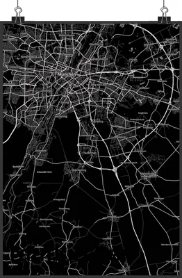 Produktbild von Mr. & Mrs. Panda Bild Taufkirchen DIN A4 - Geschenk, Plakat, Stadt Dorf Karte Landkarte Map Stadtplan, wanddeko, drucke, Kunstdruck, Wandbild