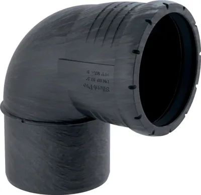 Obrázok produktu pre Geberit GE Silent-Pro Bogen, 87,5 mm, d160 mm, 1 kus.